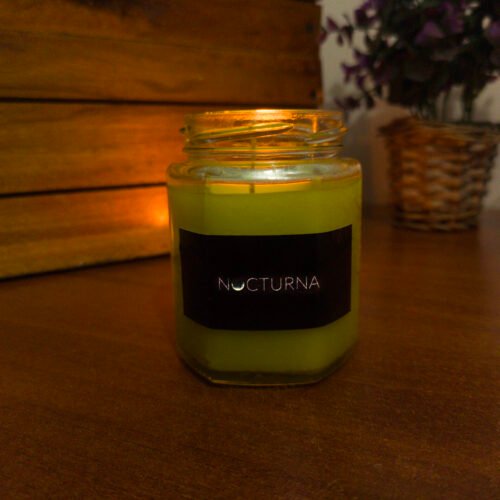Velas Nocturna Rustic en presentación rústica y acogedora